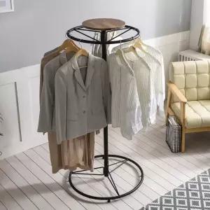 원형 스태드 회전행거 옷가게 옷걸이