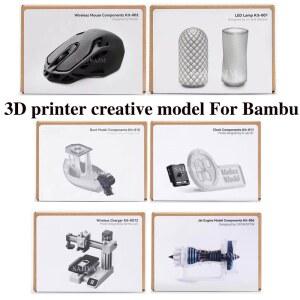 프린트케이블 BAMBU LAB 3D 컴퓨터 무선 마우스 엔진 키트 라이트 001 프린터 파 항공 LED