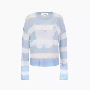 [에고이스트][AK수원점] [에고이스트] [BLUE LABEL] 나비 자카드 메쉬니트 탑 ES2OKL07