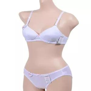 하트 인체공학적 주니어 패턴 2단계 브라팬티세트 AA컵 SN2203-0274