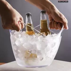 와인 얼음통 캠핑 바 칠링 아이스 손잡이 바스켓 맥주 쿨러 12L