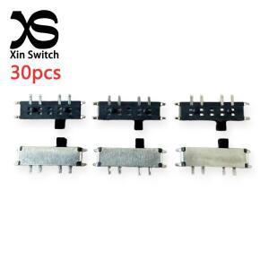 30pcs MSK-12C03-07  기둥 소형 토글 H1.5mm 8핀 DC12V 패치 측면 프레스  전원