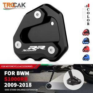 CNC 알루미늄 오토바이 킥 스탠드 사이드 스탠드 BMW S 1000 RR S1000RR 용 확장 확대 2009-2014 2015 2016