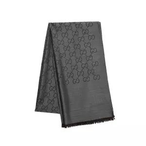 [구찌] 남녀공용 Jacquard 투톤 양면 스카프(165904 3G646 1264)