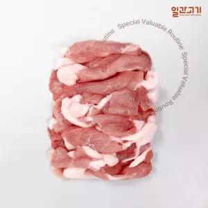 갤러리아 [일간고기][냉장] 국내산 한돈 후지(뒷다리살) 불고기용 500g
