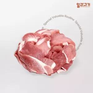갤러리아 [일간고기][냉장] 국내산 한돈 전지(앞다리살) 불고기용 500g