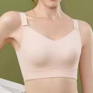 여성 브래지어 속옷 처짐방지 미니마이저 브라 블랙