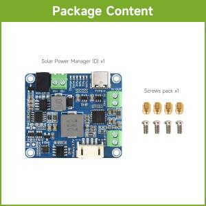 Waveshare 태양광 발전 관리자 모듈(D), 6V~24V 패널 및 Type-C 전원 어댑터, 5V/3A, Raspberry Pi/Arduin
