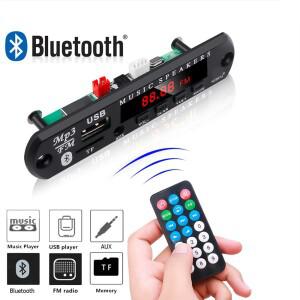 KEBIDU 9V 12V 자동차 라디오 스테레오 MP3 WMA 디코더 보드 모듈 USB TF 블루투스 무선 플레이어 원격 제