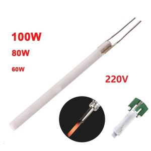 온도 조절 가능한 전기 세라믹 납땜 다리미 코어 히터, 220V, 60 W, 80 100W 가열 요소, 인두