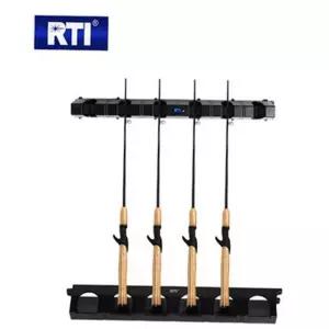 RTI 블랙 로드랙 월스탠드 낚시대 거치대