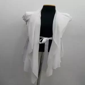 빅사이즈조끼 오픈 F1275 시폰 베스트 조끼 샘플상품 쉬폰 여름조끼 Vest