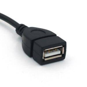 자동차 MP3 플레이어 변환기 3.5mm 남성 AUX 오디오 잭 플러그 USB 2.0 여성 케이블 코드 Adapte