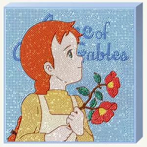 [아트박스]/하비스스퀘어 DIY 보석십자수 빨강머리앤 동백꽃 25x25 BS25-501