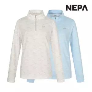 택가109,000원 네파 여성 프레쉬 라이트닝 긴팔 집업티셔츠 7J45402