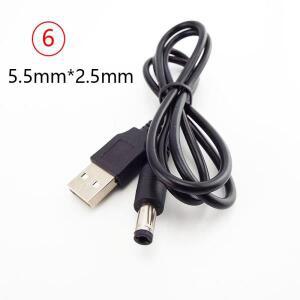 USB A 타입 수커넥터 DC 2.0 0.6 2.5 3.5 1.35 4.0 1.7 5.5 2.1 전원  플러그 잭 연장 케이블 연결 코드 D2