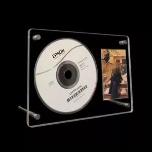 아크릴 cd 홀더 거치대 앨범 진열대 cd 수납함 꽂이 디스플레이 보관함 케이스 정리함 투명 포토 카드
