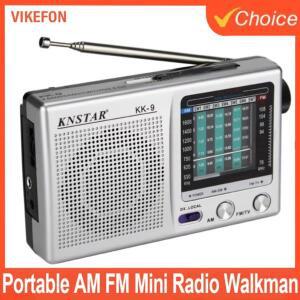 디지털 라디오 내장 스피커 휴대용 미니 SW/AM/FM 실내 실외 비상용 배터리 작동식 텔레스코픽 안테나