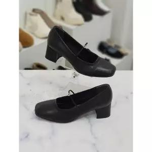 [HANSHOE]큐빅 메리제인 밴딩 여성 펌프스 힐 슈즈 5cm H (S42343067)