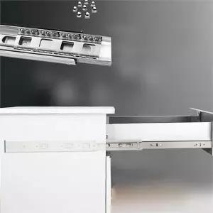 볼 슬라이드 레일 부드러운 볼레일 가구 3단 서랍 레일 350mm 서랍장 옷장 수납장 하드웨어 수리