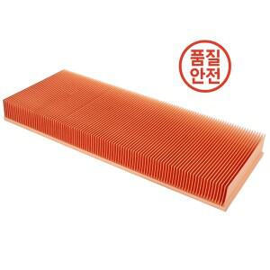 200x80x20mm 구리 방열판 Skiving Fin 전자 칩 LED 용 냉각 라디에이터