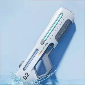 퓨어홈 초강력 전동 자동 워터밤 물총 연사킹 워터건 300