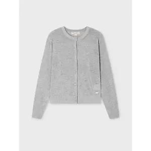 후아유 Linen Blend Plain Cardigan WHCKG2524F