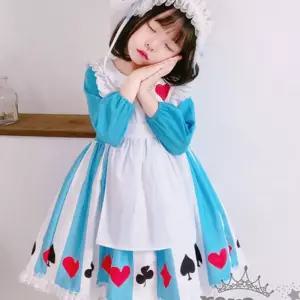 (올핀)할로윈 앨리스원피스 아동 유아 코스튬 프릴