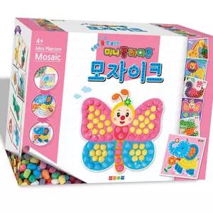 (올핀)미니기린 사자 나비 다람쥐 옥수수소재 미니플레이콘 만들기상사-모자이크
