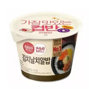 햇반 컵반 김치날치알밥 188g 24개 박스 CJ
