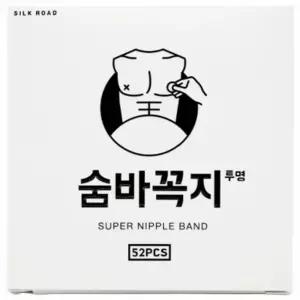 숨바꼭지 남성용 니플밴드 투명색 52매 1개