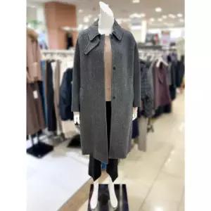 소고 세이브존01 울 혼방 하이넥 헤링본 롱 코트 TH4HA13A (47223844)