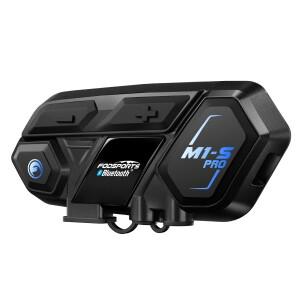 Fodsports M1-S Pro 바이크 오토바이 인터콤 헬멧 블루투스 헤드셋, 8 라이더 2000M