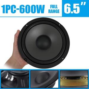 1PC 6.5 인치 600W 자동차 오디오 액세서리 동축 스피커 틸트 전체 주파수 범용 HiFi 스테레오 서브 우퍼