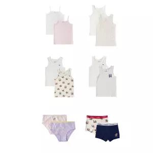블루독 26품 26910-510-01,50(NY,PU) 도기2종사각팬티,하트2종삼각팬티외 런닝2종SET