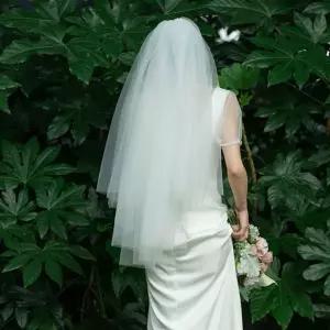 진주 헤어 머리띠 베일 코사지 웨딩 셀프 소품 면사포 이덜샤워