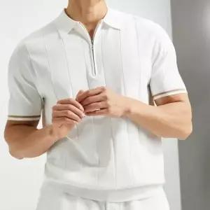 쥬디옴므 자크남성여름니트 여름남성니트 남자니트 여름 반팔 30대 옷 남성 니트 쥬디옴므 자크 봄 남자