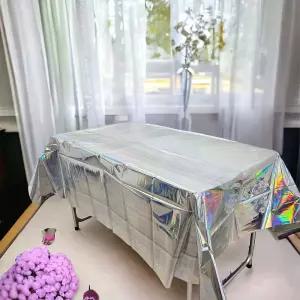 유치원 생일파티 홀로그램 식탁 테이블보
