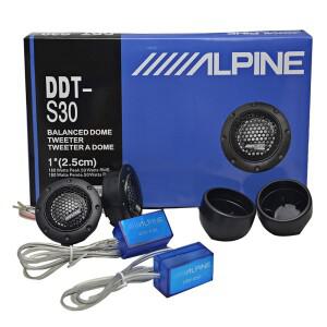 2Pcs DDT-S30 자동차 트위터 스피커 180W 오디오 수정을위한 높은 피치 용 증폭 된 서브 우퍼