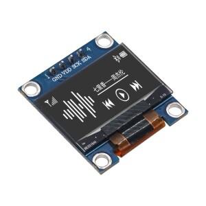 아두이노용 OLED 디스플레이 모듈, SSD1306 I2C SPI 시리얼, 128x64 LCD, 4 핀 옐로우 블루 화이트 헤더