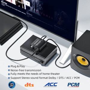 디지털 오디오 변환기 양방향 RCA 동축-광 toslink 광 SPDIF