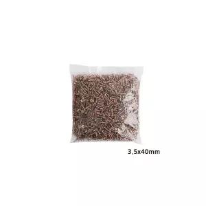 다용도 3.5mm 피스 나사못 1000개입 길이 40mm 천연색 나사