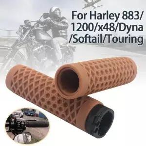 오토바이 핸들 바 손잡이 Harley Sportster 883 1200 Softail Slim Fatboy Touring Street 용 1 25mm 고무