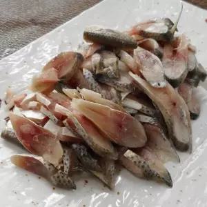 생물 통영 전어 회 300g 생물 전어 세꼬시 회 손질전어 햇 전어 여름전어 가을전어 겨울전어
