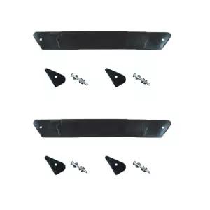 2Pcs 블랙 유모차 발판 교체 조절식 연장 및 푸시체어 시트 라이너용 액세서리 커넥터 37cm