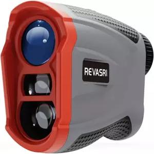 골프용 REVASRI 레인지 파인더 슬로프가 있는 마그네틱 마운트 및 핀 잠금 진동 골퍼용 1000야드 USB-C