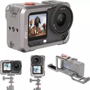 DJI 오스모 액션 6용 핏스틸 금속 보호 케이스 다기능 유틸리티 프레임 케이지 퀵 릴리스 하우징 슬리브