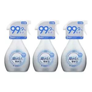 페브리즈 섬유탈취제 본품 370ml 3개입 (강력탈취/항균플러스/깨끗한향)