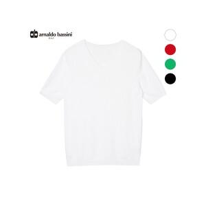 [하프클럽/아날도바시니](아날도바시니) 베이직 V넥 니트(AW06QK41W)