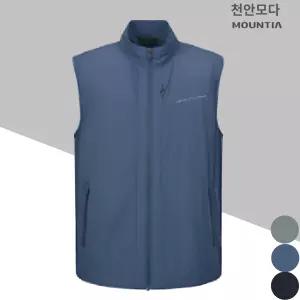 [마운티아]마운티아 신축성 좋은 남성 여름 경량 방풍 베스트 스포츠 등산